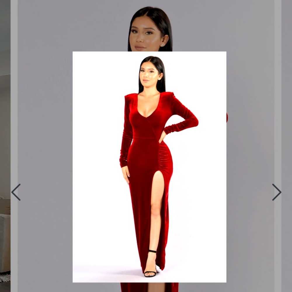 Long Red Dress